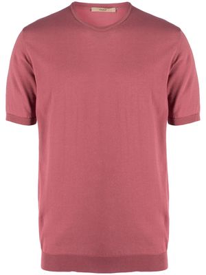 Nuur round-neck cotton T-shirt - Pink