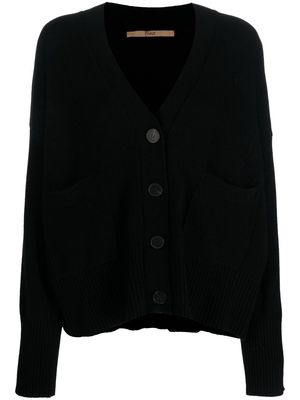 Nuur wool knit cardigan - Black