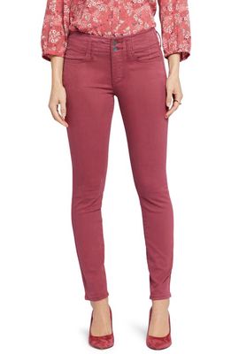 NYDJ Ami Hollywood Skinny Jeans in Cranberry Pie