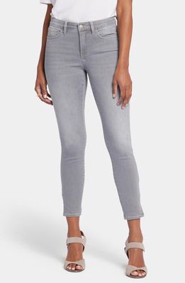 NYDJ Ami Side Slit Ankle Skinny Jeans in Rocksand