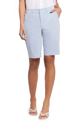 NYDJ Bermuda Shorts in Light Blue Heather