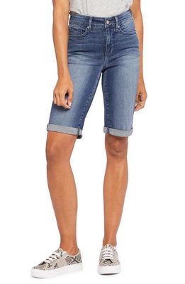 NYDJ Briella Roll Cuff Denim Bermuda Shorts in Landslide