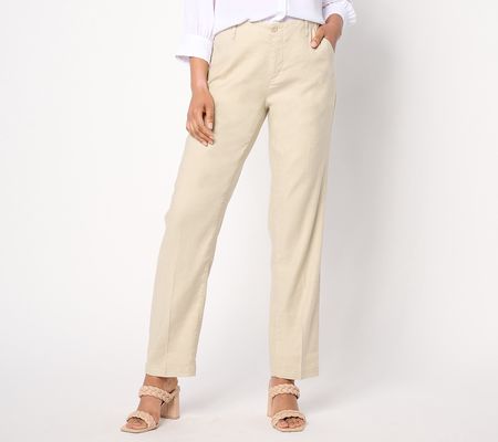 NYDJ Marilyn Linen Trouser - Feather