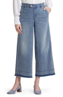 NYDJ Mona High Waist Crop Wide Leg Jeans in State