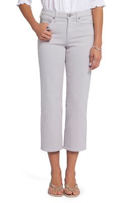 NYDJ Piper CoolMax Relaxed Fit Crop Pants in Pearl Grey