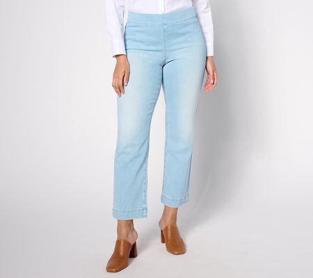 NYDJ Pull On Bailey Relaxed Straight Ankle Jean - Santorini