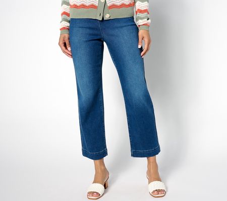 NYDJ Pull On Bailey Relaxed Straight Leg Ankle Jean-MissionBlu