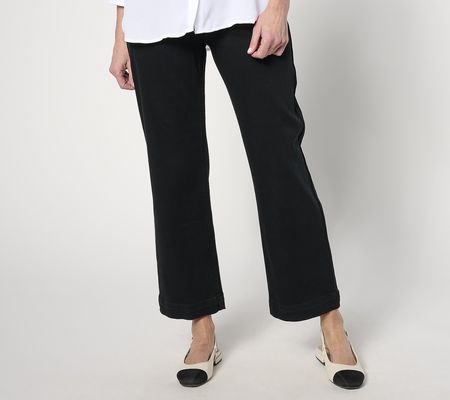 NYDJ Pull On Bailey Relaxed Straight Leg Ankle Jean-OvrdyeBlk