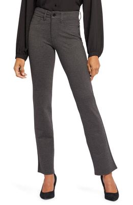 NYDJ Sculpt-Her™ Marilyn Straight Leg Pants in Charcoal Heathered