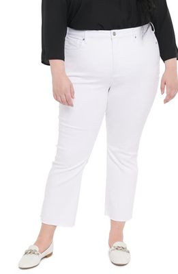 NYDJ Slim Ankle Bootcut Jeans in Optic White