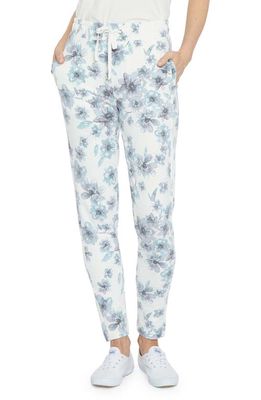 NYDJ Slim Fit French Terry Joggers in Waterford Floral