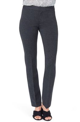 NYDJ Stretch Knit Trousers in Charcoal Heathered