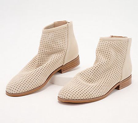 NYDJ Suede Ruched Ankle Boots - Cailian