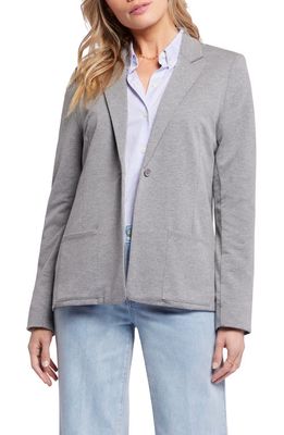 NYDJ Sweatshirt Blazer in Light Heather Grey