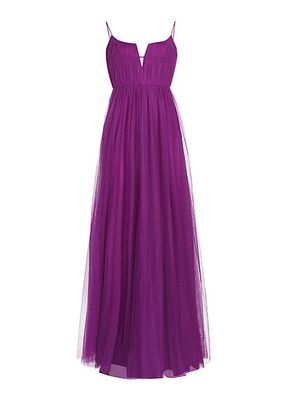 Nyla Tulle Sleeveless Gown