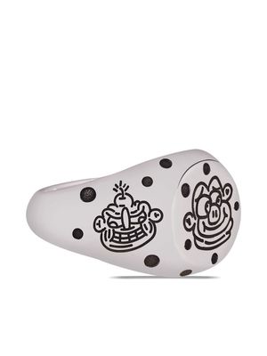 O Thongthai Funny Faces signet ring - Silver