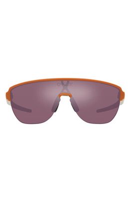 Oakley 42mm Corridor Rectangle Shield Sunglasses in Ginger /Prizm Black 