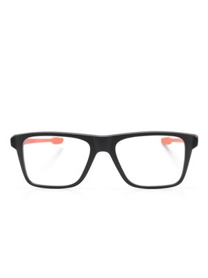 Oakley Bunt square-frame glasses - 0548 RED/BLACK