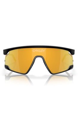 Oakley BXTR Metal 39mm Prizm Shield Sunglasses in Matte Black