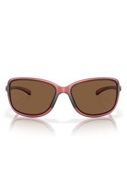 Oakley Cohort 62mm Prizm Oversize Rectangular Sunglasses in Bronze