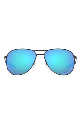 Oakley Contrail Ti 57mm Mirrored Polarized Pilot Sunglasses in Grey