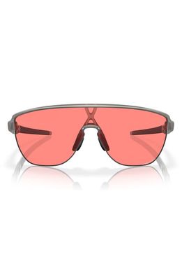 Oakley Corridor 42mm Semirimless Prizm Shield Sunglasses in Peach
