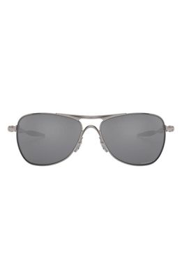 Oakley Crosshair 61mm Prizm Polarized Pilot Sunglasses in Grey