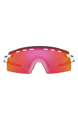 Oakley Encoder Strike Vented 136mm Prizm Rimless Wrap Shield Sunglasses in White