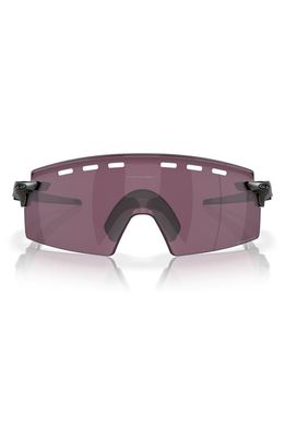 Oakley Encoder Strike Vented Prizm Rimless Wrap Shield Sunglasses in Black Purple