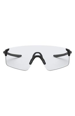 Oakley EVZero Blades 155mm Photochromatic Rimless Shield Sunglasses in Rubber Black/Photochromic