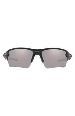 Oakley Flak 2.0 XL 59mm Polarized Rectangular Sunglasses in Black