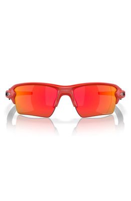 Oakley Flak 2.0 XL 59mm Prizm Rectangle Sunglasses in Red