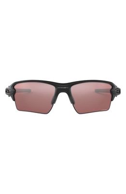 Oakley Flak® 2.0 XL 59mm Prizm&trade; Semi Rimless Wrap Sunglasses in Black