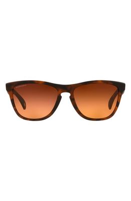 Oakley Frogskins 54mm Gradient Rectangular Sunglasses in Brown Tort