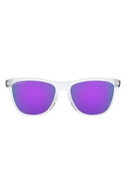 Oakley Frogskins 55mm Square Sunglasses in Clear