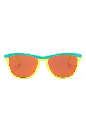 Oakley Frogskins Hybrid round-frame sunglasses - Yellow
