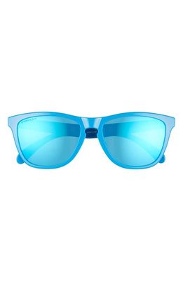 Oakley Frogskins&trade; Origins 55mm Mirrored Square Sunglasses in Sapphire/Prizm Sapphire