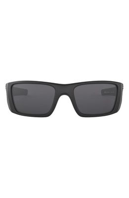Oakley Fuel Cell 60mm Rectangular Sunglasses in Matte Black