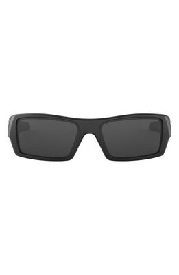 Oakley Gascan 60mm Rectangular Sunglasses in Matte Black