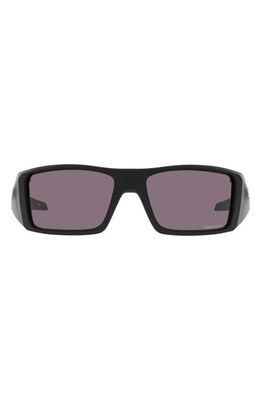 Oakley Heliostat 61mm Prizm Rectangular Sunglasses in Matte Black