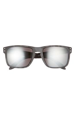 Oakley Holbrook 55mm Square Sunglasses in Matte Black/Prizm Black