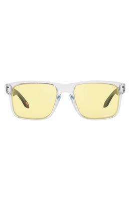 Oakley Holbrook 57mm Square Sunglasses in Clear