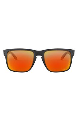 Oakley Holbrook XL 59mm Gradient Keyhole Sunglasses in Black