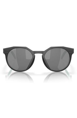 Oakley HSTN 52mm Polarized Round Sunglasses in Shiny Black