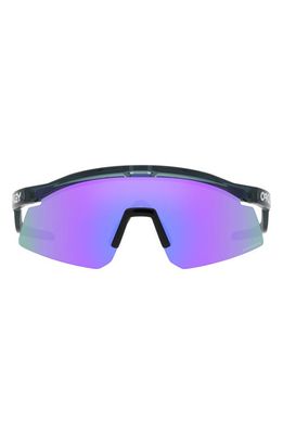 Oakley Hydra 37mm Prizm Semirimless Wrap Shield Sunglasses in Ruby