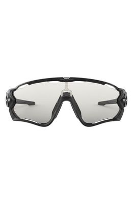 Oakley Jawbreaker 131mm Photochromic Cycling Shield Sunglasses in Black/Photochromic