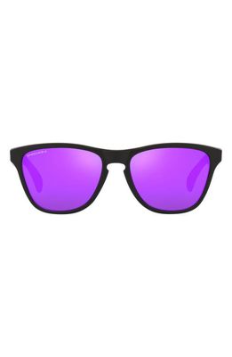 Oakley Kids' Frogskins™ XS 53mm Prizm™ Keyhole Sunglasses in Matte Black