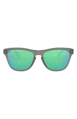 Oakley Kids' Frogskins XS 53mm Prizm Round Sunglasses in Matte Grey