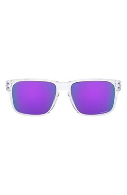 Oakley Kids' Holbrook™ 53mm Prizm™ Polarized Rectangle Sunglasses in Clear