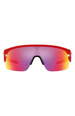 Oakley Kids' Resistor 23mm Prizm Rectangular Sunglasses in Red